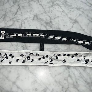 💯 Authentic Chanel twilly style scarf